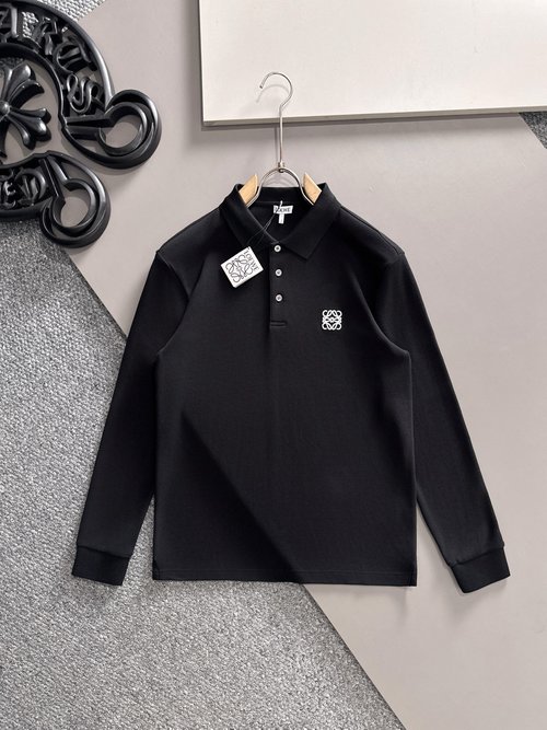 Loewe Luxurious Long-sleeved Polo with Elegant Design