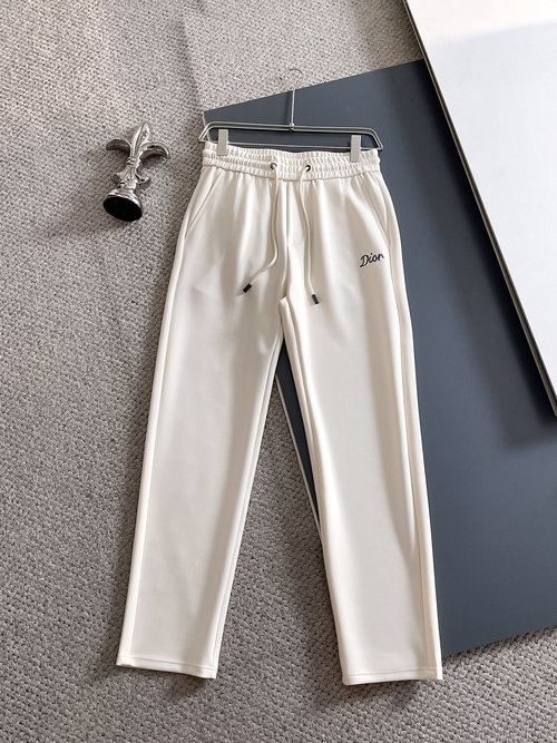 Dior High - quality Casual Pants with Logo and Custom Fabric