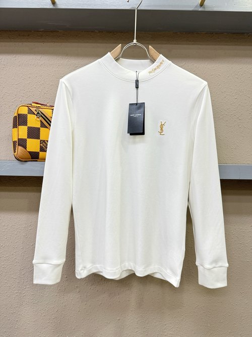 Yves Saint Laurent Long-Sleeved T-Shirt with Classic Logo