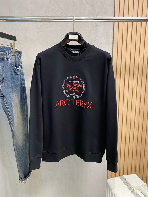 ArcTeryx High-Quality Crew-Neck Sweatshirt with Embroidery