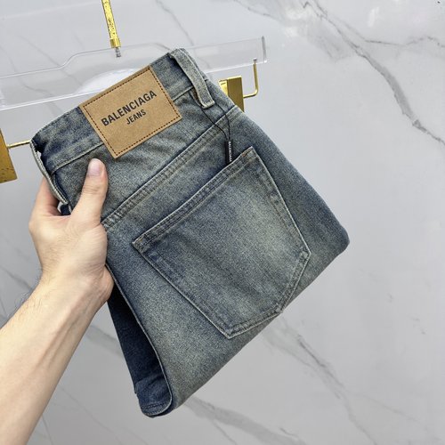 Balenciaga Premium Customized Straight-leg Jeans