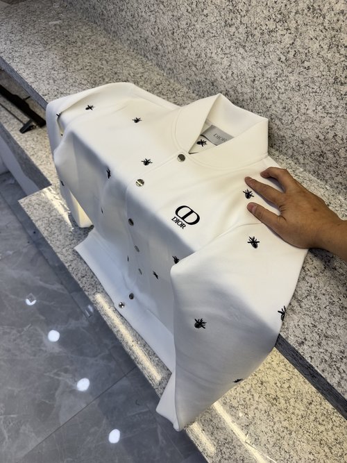 Dior Cotton Round-Neck Sweatshirt with Icon Embroidery