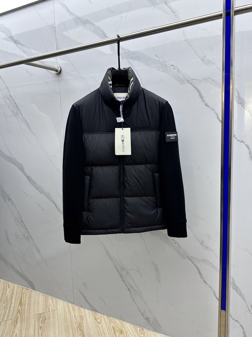 Burberry Stylish Stand - Collar Down Jacket