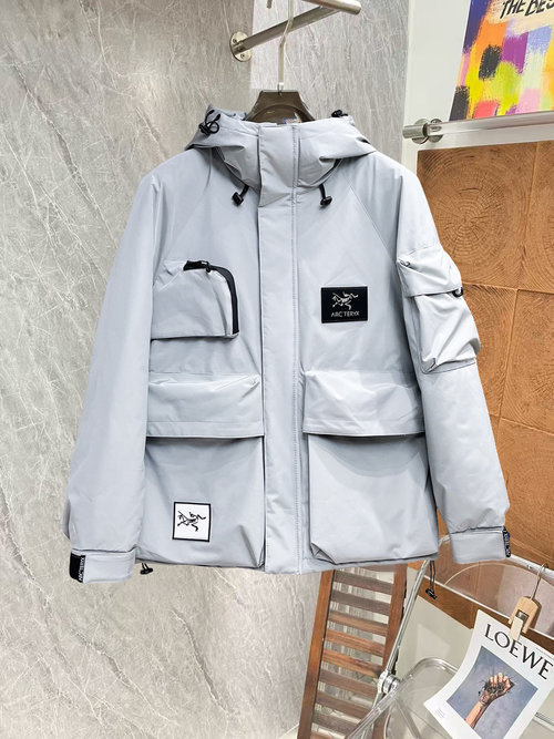 ArcTeryx 90 Down Filled Jacket with Classic Logo & Colorful Design