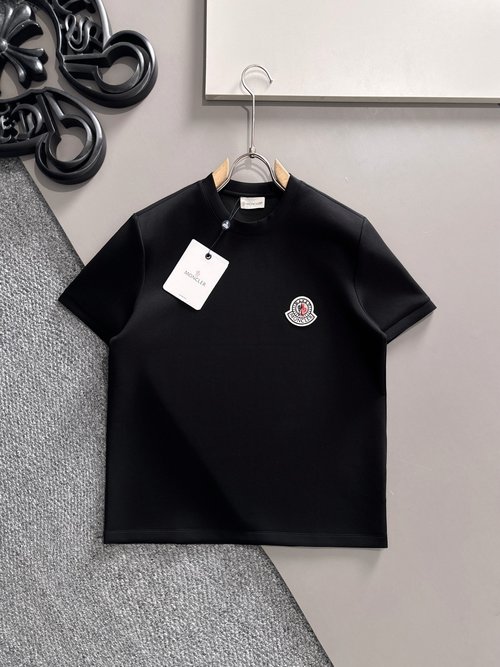 Moncler Stylish Air-Layer Short Sleeve Top with Logo
