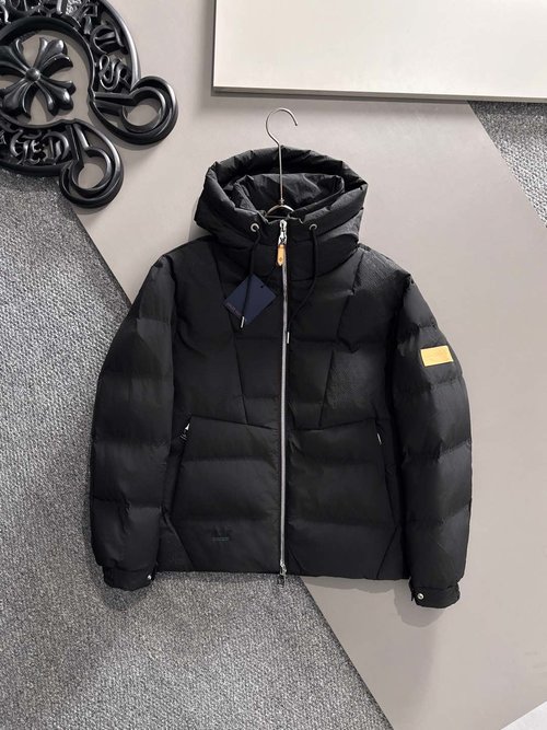 Louis Vuitton Embossed Logo Down Jacket for Winter