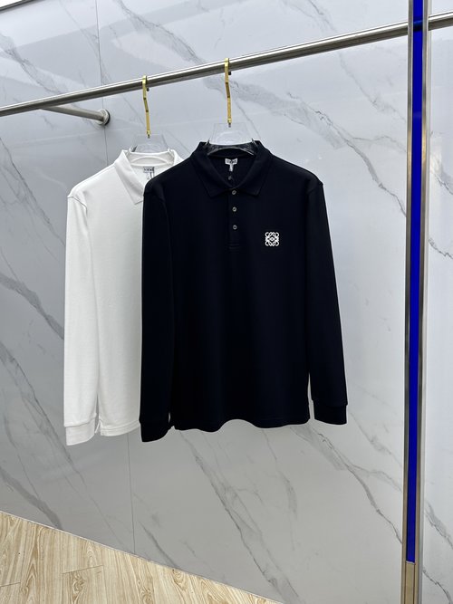 Loewe Luxurious Long-Sleeve Shirt with Three-Button Placket