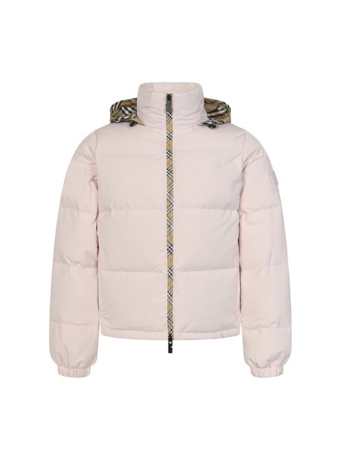 Burberry Hidden Hood Down Jacket with Luxury Details