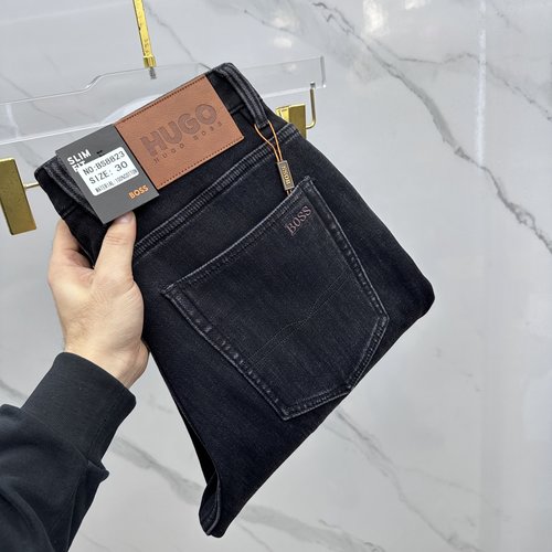 Boss Fleece-Lined Jeans with Fine Workmanship