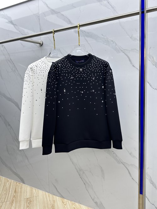 Louis Vuitton Printed Round-Neck Pullover Sweatshirt