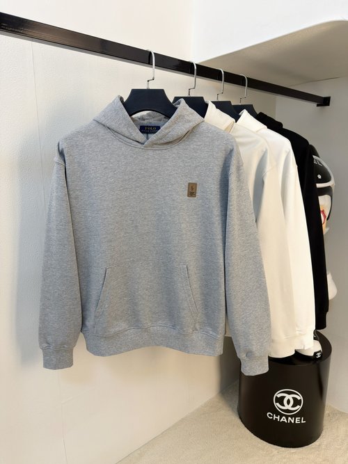 Polo Ralph Lauren High-Quality Hooded Sweatshirt with Embroidery