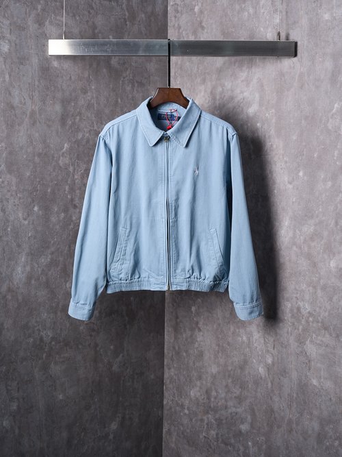 Polo Ralph Lauren Zippered Jacket with Embroidered Pony