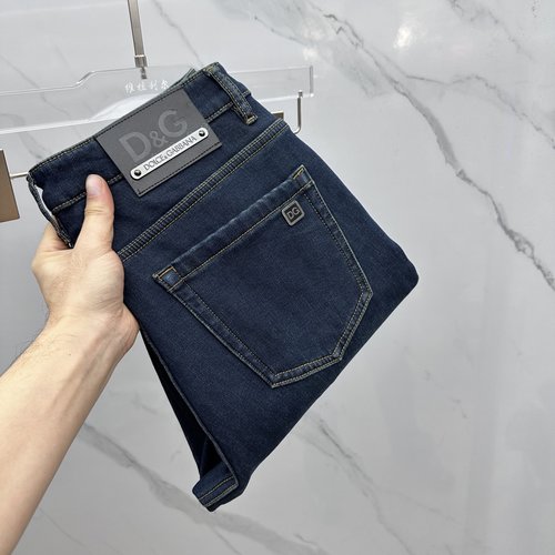 Dolce & Gabbana High - end Customized Fleece Jeans