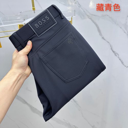 Boss Custom - made Five - Pocket Pants with Fine Stitching