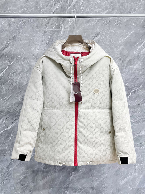 Gucci Premium 90% Down Jacket with Logo & Colorful Design