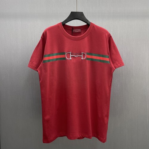 Gucci Printed Fine Terry Knit Cotton T-shirt