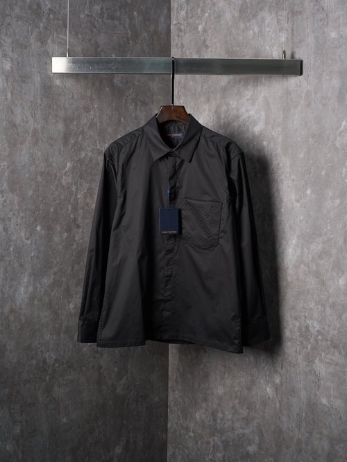 Louis Vuitton Monogram Pocket Long Sleeve Shirt