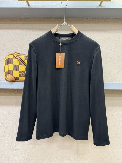 Loro Piana Top - Quality Cashmere Long - Sleeve T - shirt