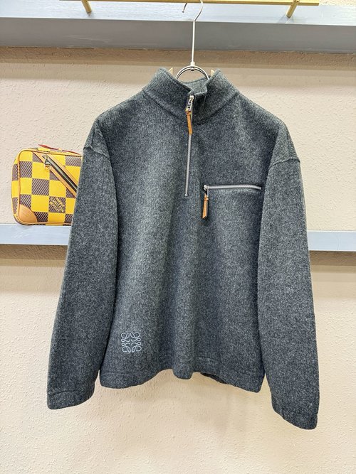 Loewe Embroidered Logo Wool Sweater for Classic Style