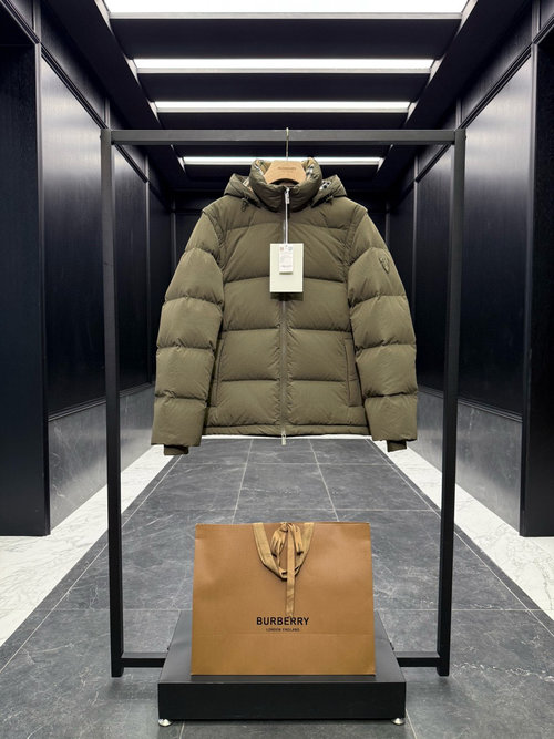 Burberry Detachable Sleeve Down Jacket with Multiple Wears