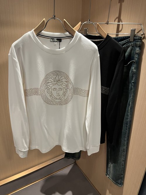Versace Long-Sleeved Base Layer with Stunning Logo