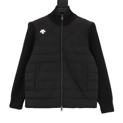Descente Lightweight Down Jacket with Knitted Splicing