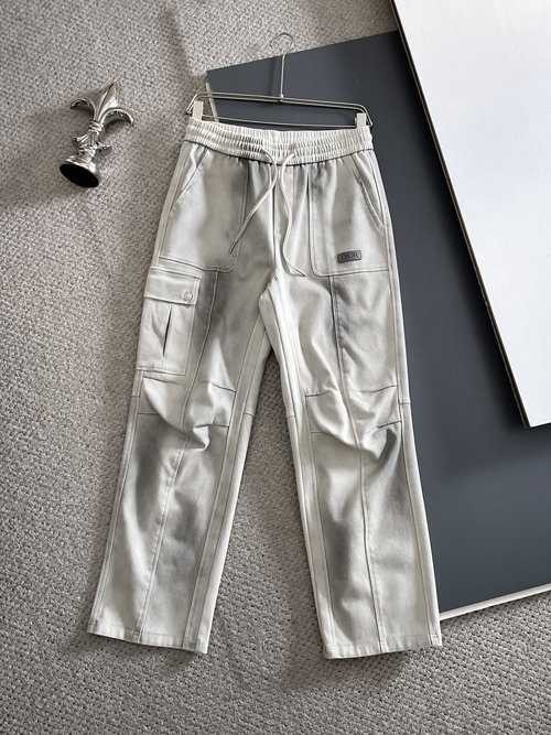 Dior New Thickened Casual Pants with Classic Logo
