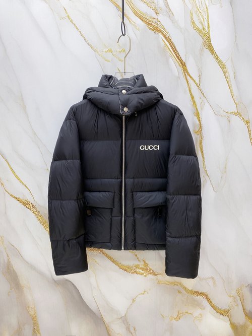 Gucci Detachable Hat Padded Jacket