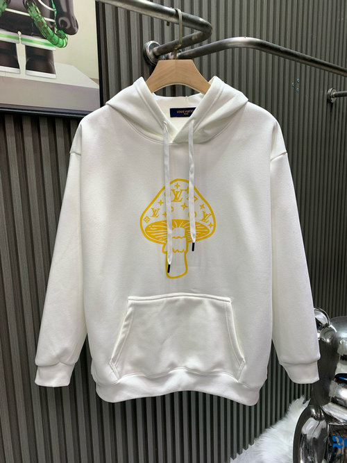 Louis Vuitton Loose-Fit Hoodie with Simple Design