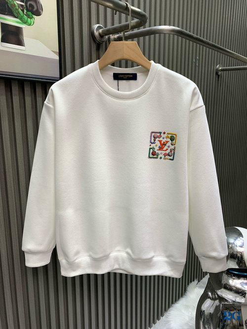 Louis Vuitton Cotton Hoodie with Scarf, Fashionable Accessory