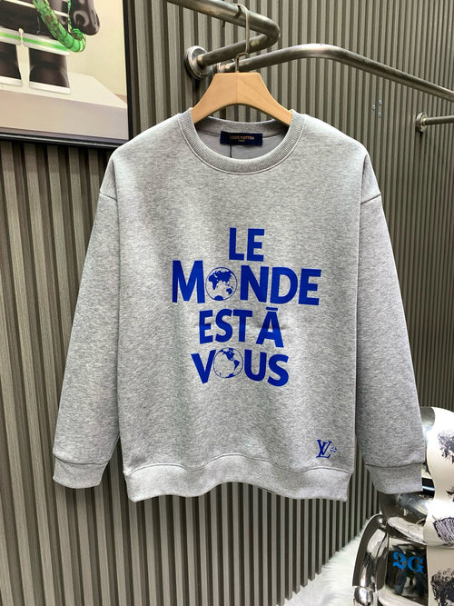 Louis Vuitton Cotton Round-Neck Sweatshirt, Commute Essential