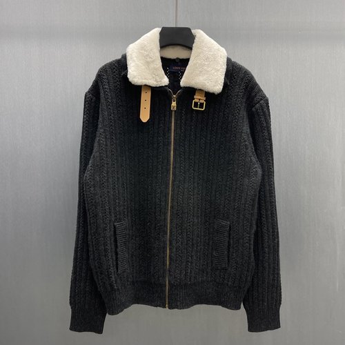 Louis Vuitton Goat Cashmere Knitted Sweater with Lock Buckle