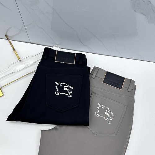 Burberry Customized Casual Five-Pocket Trousers
