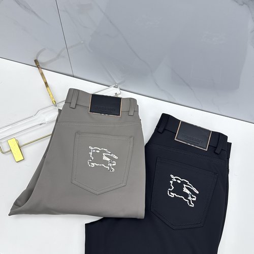 Burberry Customized Casual Five-Pocket Trousers