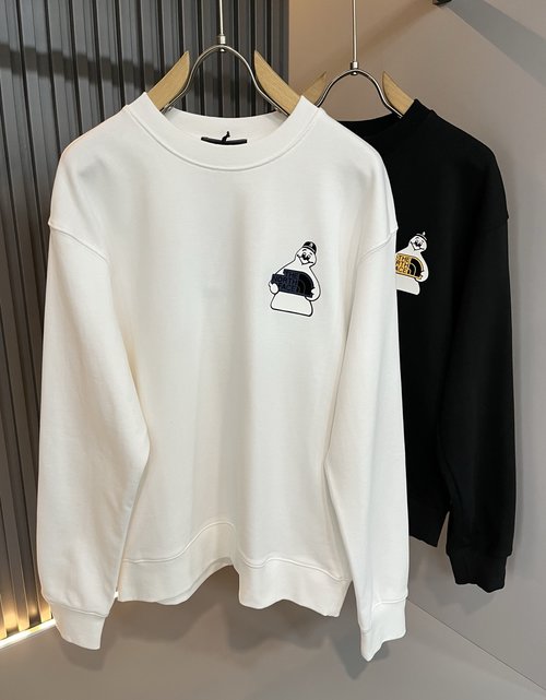 Celine Cotton Round Neck Sweatshirt with Logo Print