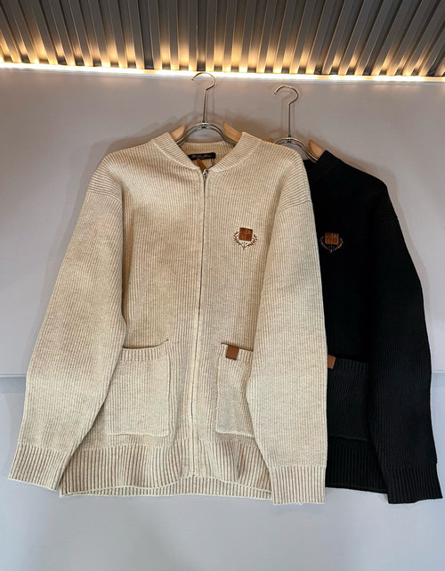 Loro Piana Latest Trade Order Knitted Wool Cardigan