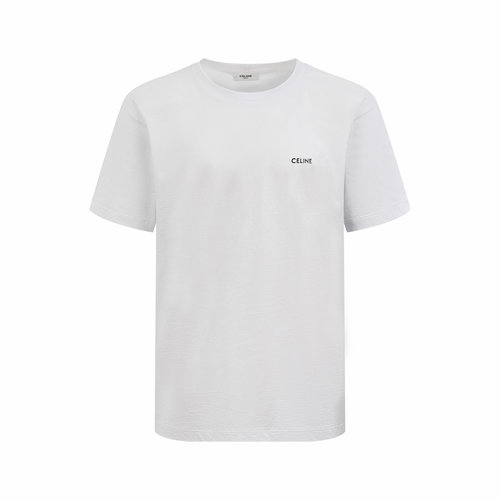 Celine Ivory White T-shirt with Celine Design Print