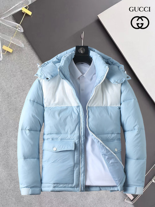 Gucci Premium Down Jacket with Classic Logo, Exceptional Warmth