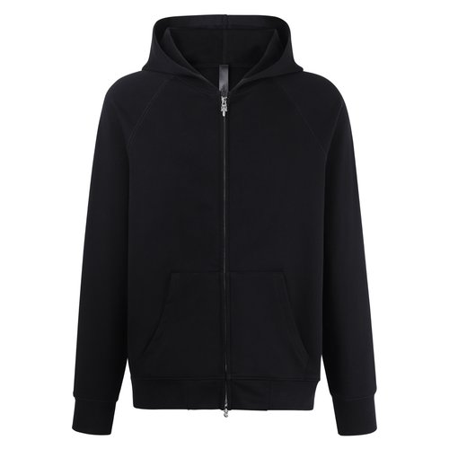 Chrome Hearts Cross Embroidered Zip Hoodie with Custom Accessories