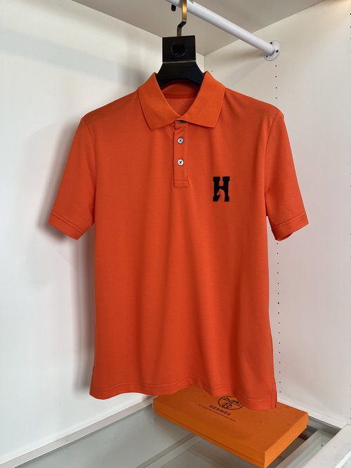 Hermes Classic Polo Shirt in Cotton Fabric, Versatile