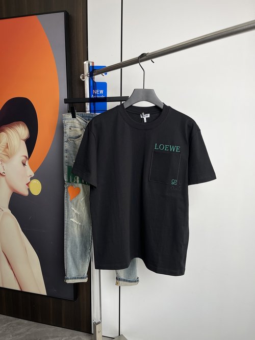 Loewe Breathable Cotton Short-Sleeved T-Shirt