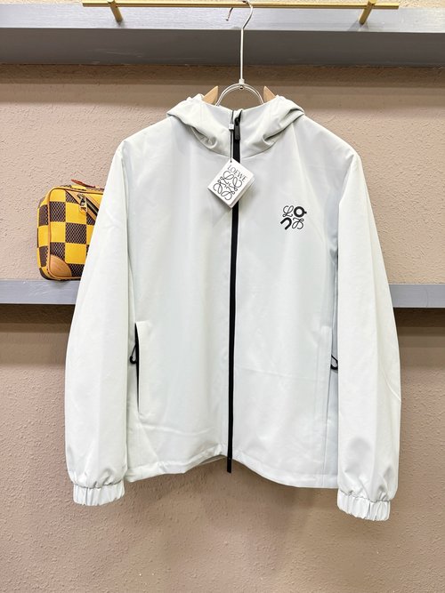 Loewe Stylish Imported Fabric Jacket with Logo