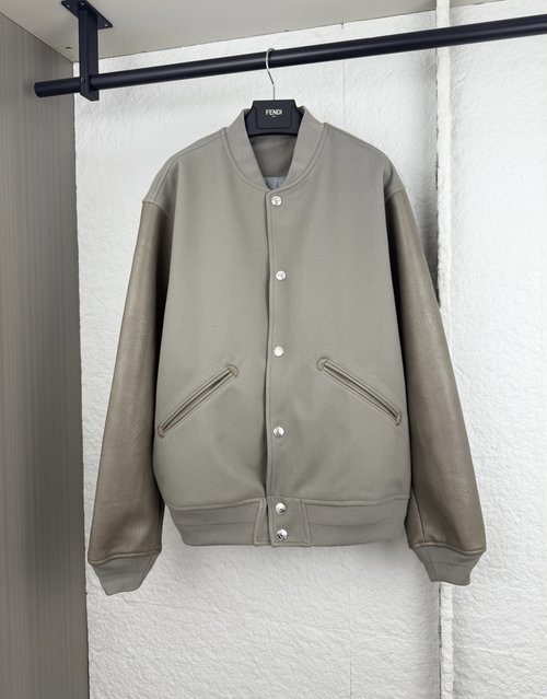 Dior Letter Embroidery Bomber Jacket