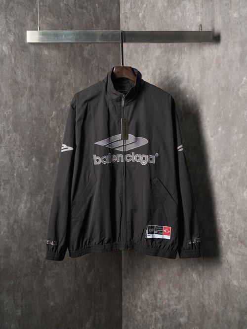 Balenciaga Embroidered Football Jacket with Advanced Technology Design