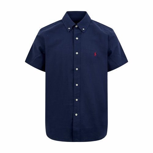 Polo Ralph Lauren Embroidered Logo Short-sleeve Shirt with High-quality Fabric