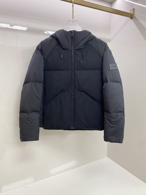 Louis Vuitton Ultra-Light Down Jacket with Monogram Jacquard Pattern