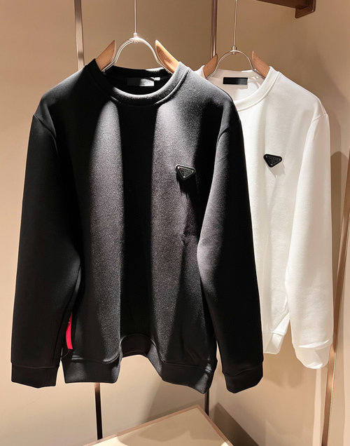 Prada New Unisex Sweatshirt with Subtle Luxury Appeal