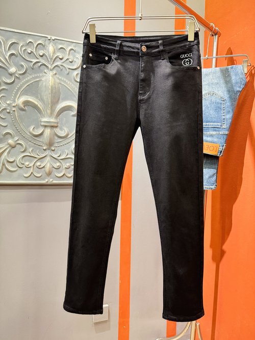 Gucci Authentic Designer Jeans with Logo and After-Year Return