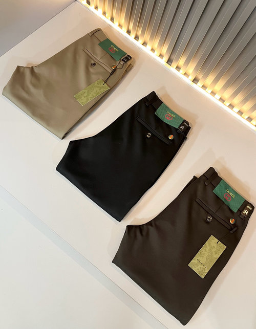 Gucci Comfortable Anti-Wrinkle Casual Dress Pants