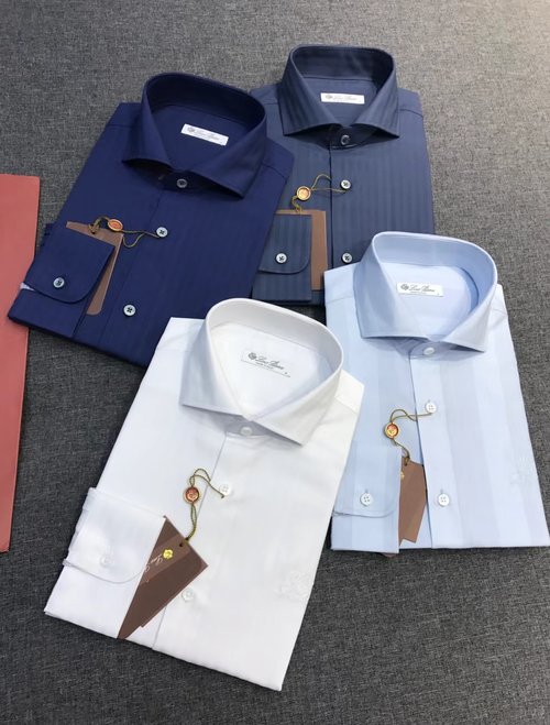 Prada Luxurious Jacquard Long-Sleeve Shirt with Fine Details